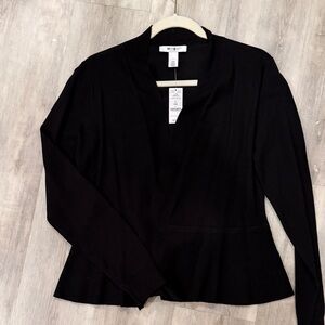 White House Black Market Classic Black sweater